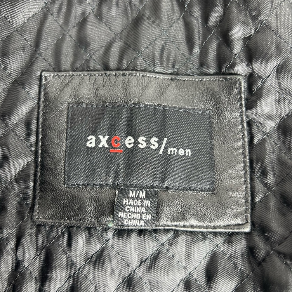 Axcess Leather Jacket size M - Picture 6 of 16